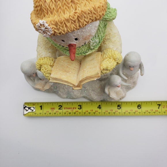 Russ Berries Comp Ice Sculptures #21370 "Heaven-N-Nature Sing" Snowman Penguins - Picture 10 of 10